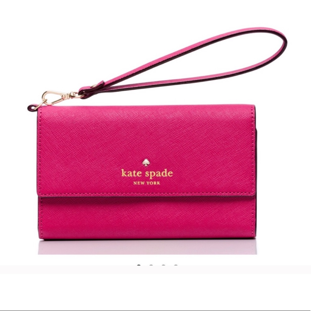 Kate Spade tri fold wristlet